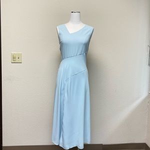 Elie Tahari Baby Blue Asymmetrical Dress
